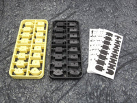 HPI Racing - nano-TTR Curb Set - Black and Yellow
