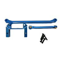 HPI Racing - Aluminum Servo Mount & Steering Link (Blue)