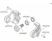 Hot Racing - Aluminum Differential Yoke Set, for Arrma 1:10 4x4