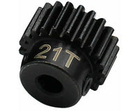 Hot Racing - 21T 0.5 Mod Hardened Steel Pinion Gear, 1/8 Bore
