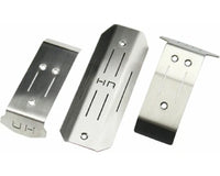 Hot Racing - Stainless Steel Skid Set, for Mini Maxx