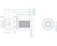 Hot Racing - Stainless Steel Ball Stud, for Mini-T2, JRX2, JRXT Drag