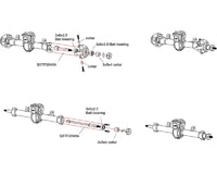 Hot Racing - Replacement Front Axles, for SXTF39W04