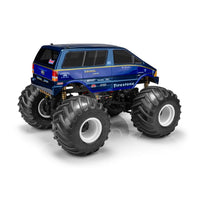 J Concepts - 1985 Ford Aerostar, BIGFOOT Shuttle, Fits Clod Buster / Regulator, 11" Wheelbase - Hobby Recreation Products