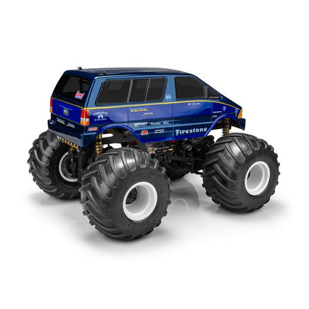 J Concepts - 1985 Ford Aerostar, BIGFOOT Shuttle, Fits Clod Buster / Regulator, 11" Wheelbase - Hobby Recreation Products