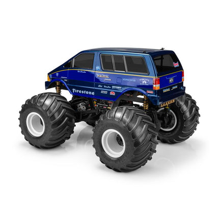 J Concepts - 1985 Ford Aerostar, BIGFOOT Shuttle, Fits Clod Buster / Regulator, 11" Wheelbase - Hobby Recreation Products