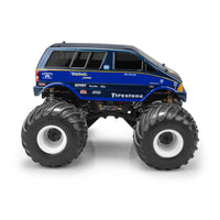 J Concepts - 1985 Ford Aerostar, BIGFOOT Shuttle, Fits Clod Buster / Regulator, 11" Wheelbase - Hobby Recreation Products