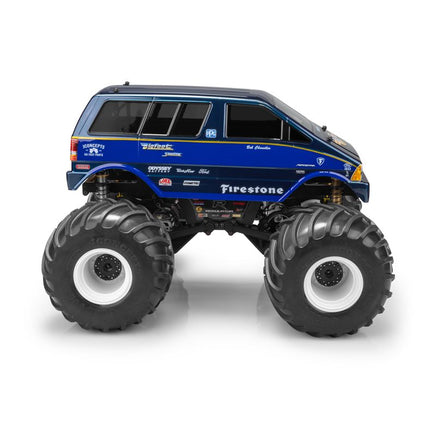 J Concepts - 1985 Ford Aerostar, BIGFOOT Shuttle, Fits Clod Buster / Regulator, 11" Wheelbase - Hobby Recreation Products