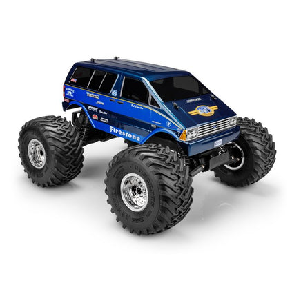J Concepts - 1985 Ford Aerostar, BIGFOOT Shuttle, Fits Traxxas Stampede, 9.75" Wheelbase - Hobby Recreation Products