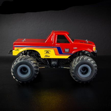 J Concepts - 1990 Ford F - 250 Body, Clear, Fits Mini LMT, Includes JC 5230 Body Mounts - Hobby Recreation Products