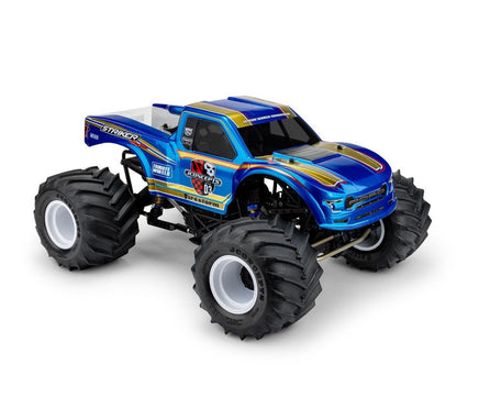 J Concepts - 2020 Ford Raptor Monster Truck Body, Fits 12.5 to 13.0" Wheelbase Monster Trucks - Hobby Recreation Products