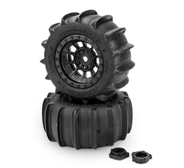 J Concepts - Animals, X - Maxx, XRT Tire, L/R, Platnium Compound, Pre - Mounted on #3425B JConcepts Wheels - Hobby Recreation Products