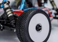 J Concepts - Dirt Web 2 - Blue Compound, Fits 83mm 1/8th Buggy Wheel - Hobby Recreation Products