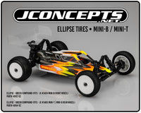 J Concepts - Ellipse, Green Compound, Fits JC #3424 Mini - B Front Wheel - Hobby Recreation Products