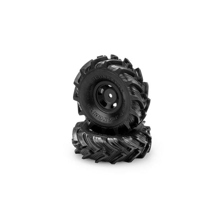 J Concepts - Fling Kings - Green Compound, Pre-Mounted for FCX24 Smasher w/ Glide 5 Wheel - Hobby Recreation Products