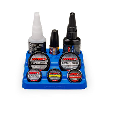 J Concepts - Fluid Holding Station, Gray, Fits JConcepts/RM2 Fluids and Greases - Hobby Recreation Products