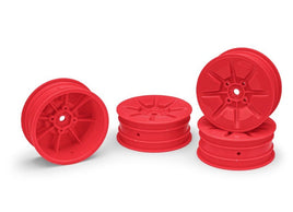 J Concepts - Pioneer - RC10B7/RC10B7D 2.2" 2wd Buggy Front Wheel (Retro Pink) - 4pc (Industry Standard Fit) - Hobby Recreation Products