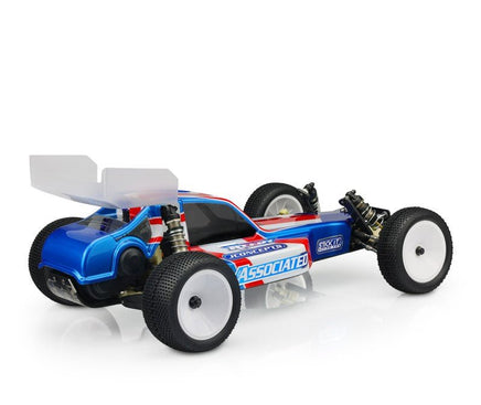 J Concepts - Protector - RC10 Buggy Clear Body w/ 5.5" Wing - Hobby Recreation Products