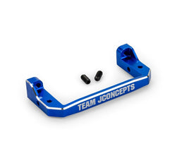 J Concepts - RC10, RC10T, RC10GT Servo Mount Bracket, Blue - Hobby Recreation Products