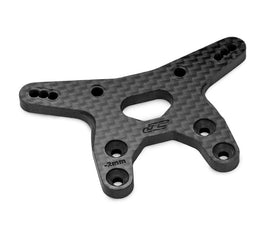 J Concepts - RC10B7 - 2mm Carbon Fiber Front Shock Tower, Black - Hobby Recreation Products
