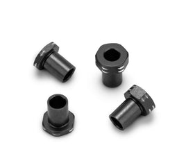 J Concepts - RC10B7 Aluminum Caster Hat Bushings, 4pc, Black, Fits RC10B7 / RC10B7D - Hobby Recreation Products