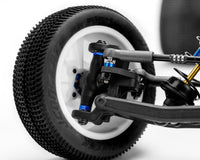 J Concepts - RC10B7 Aluminum Caster Hat Bushings, 4pc, Blue, Fits RC10B7 / RC10B7D - Hobby Recreation Products