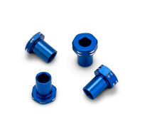 J Concepts - RC10B7 Aluminum Caster Hat Bushings, 4pc, Blue, Fits RC10B7 / RC10B7D - Hobby Recreation Products