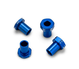 J Concepts - RC10B7 Aluminum Caster Hat Bushings, 4pc, Blue, Fits RC10B7 / RC10B7D - Hobby Recreation Products