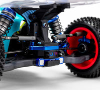 J Concepts - RC10B7 Aluminum D Mount, Blue, fits RC10B7 / RC10B7D - Hobby Recreation Products