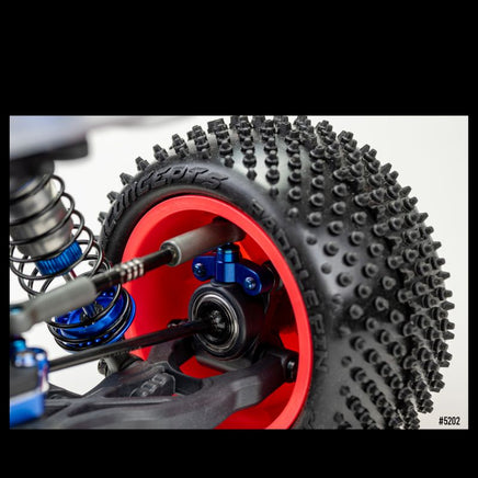 J Concepts - RC10B7 Aluminum Rear Hub Link Mount, Blue, fits RC10B7 / RC10B7D - Hobby Recreation Products