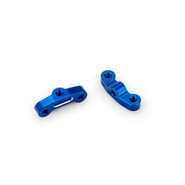 J Concepts - RC10B7 Aluminum Rear Hub Link Mount, Blue, fits RC10B7 / RC10B7D - Hobby Recreation Products
