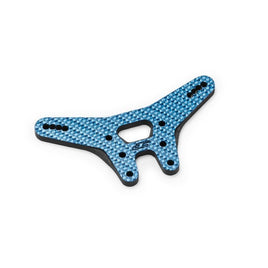 J Concepts - RC10B7 Carbon Fiber Rear Shock Tower, Blue, Fits RC10B7, RC10B7D - Hobby Recreation Products