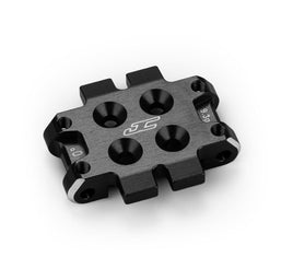 J Concepts - RC10B7 front bulkhead 0 degree (9.3g), aluminum - black - Hobby Recreation Products