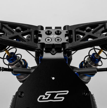 J Concepts - RC10B7 front bulkhead 0 degree (9.3g), aluminum - blue - Hobby Recreation Products