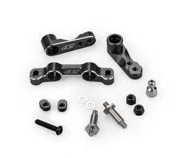 J Concepts - RC10B7 / RC10B7D Steering Kit, Black - Hobby Recreation Products