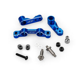 J Concepts - RC10B7 / RC10B7D Steering Kit, Blue - Hobby Recreation Products