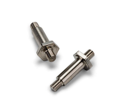 J Concepts - RC10B7 Steering Bell Crank Stand - Off, Titanium, 2pcs, Fits JC#5209 RC10B7 Steering Kit - Hobby Recreation Products