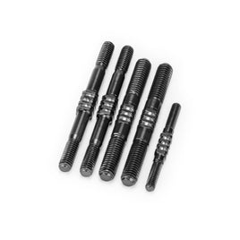 J Concepts - RC8B4.1 Fin Titanium Turnbuckle Set, Stealth Black, 5pcs - Hobby Recreation Products