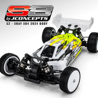 J Concepts - S2 - XRAY XB4 2024 Body w/ Carpet/Turf/Dirt Wing - Hobby Recreation Products