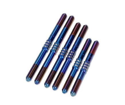 J Concepts - Schumacher Cougar LD3 Fin Turnbuckle Kit, Burnt Blue - Hobby Recreation Products