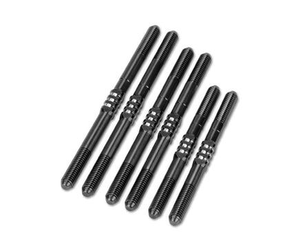 J Concepts - Schumacher Cougar LD3 Fin Turnbuckle Kit, Stealth Black - Hobby Recreation Products