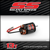 J Concepts - Silent Speed, 13T, Brushed Adjustable Timing Competition Motor, fits Crawler Trucks, Monster Trucks - Hobby Recreation Products