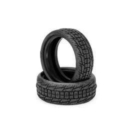 J Concepts - Swiper LP Tires, Blue Compound, Fits 2.2" 2wd Buggy Front Wheel - Hobby Recreation Products