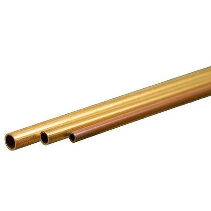 K & S Metals - Bendable Brass Tube: (3/32", 1/8", 5/32") x 12" Long - Hobby Recreation Products