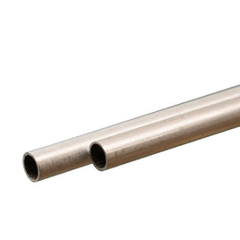 K & S Metals - Round Aluminum Tube: 6mm OD x 0.45mm Wall x 300mm Long - Hobby Recreation Products