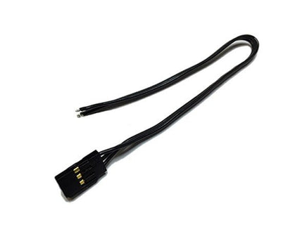 KO PROPO - Black Servo Lead (Gold Connector) - Hobby Recreation Products