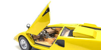 Kyosho - 1/18 LAMBORGHINI COUNTACH LP400 (YELLOW) Diecast Model