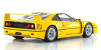 Kyosho - 1/18 FERRARI F40 (YELLOW) Diecast Model