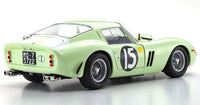 Kyosho - 1/18 Ferrari 250GTO 1962 Good Wood #15 (Light Green) Diecast Model