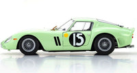 Kyosho - 1/18 Ferrari 250GTO 1962 Good Wood #15 (Light Green) Diecast Model